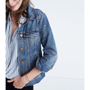 Madewell small jean jacket in Pinter wash